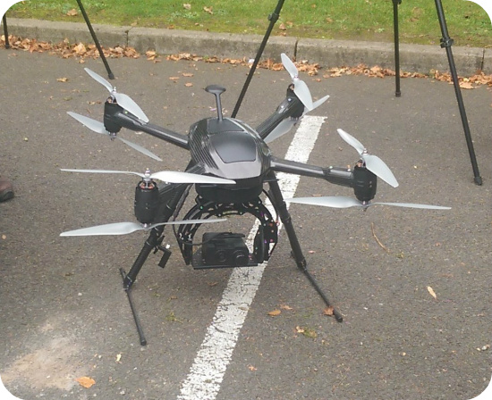 UAV drone for aerial imagery tree surveys, forestry