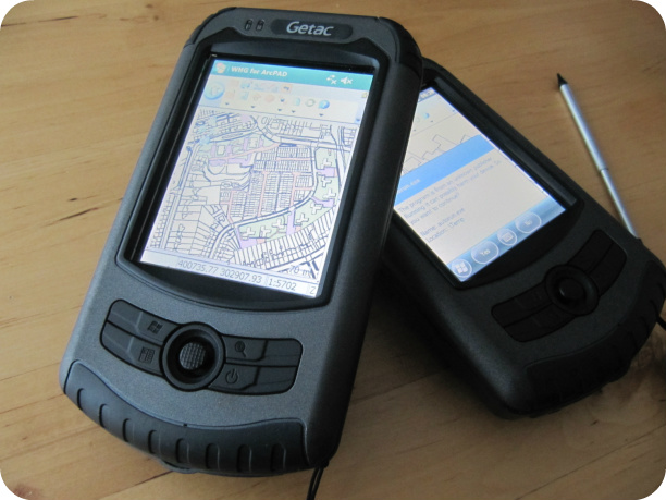 GETAC PS535F hand held gps computer