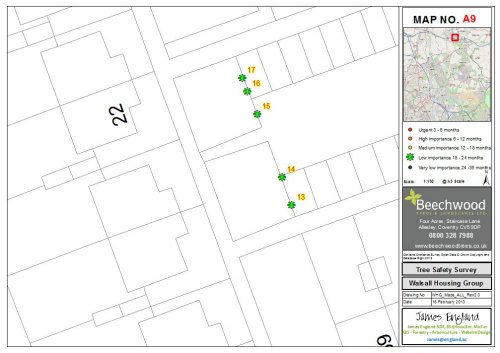 Tree Safety Survey Map - GIS Solutions